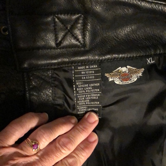 Harley Davidson Leather Chaps size XL - Picture 2 of 12